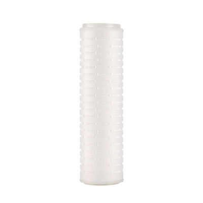 0.22 0,45 μικρών 10 ιντσών Spear Asymmetric Industrial PES Membrane Cartridge Micro Filter για τελικό φιλτράρισμα εμφιαλωμένου νερού