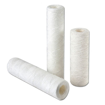 Συστατικά πυρήνα PE 10 ιντσών 1 μικρών Spun Yarn String Wound Water Filter Cartridge για αντικατάσταση
