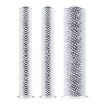 20 ιντσών CTO Coconut Shell Activated Carbon Filter Cartridge για εμπορικούς καθαριστές νερού