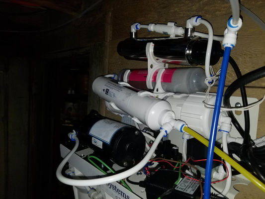 Οικιακή κουζίνα 5 σταδίων UF Ultrafiltration καθαριστικό νερού εντός των απαιτήσεων του πελάτη