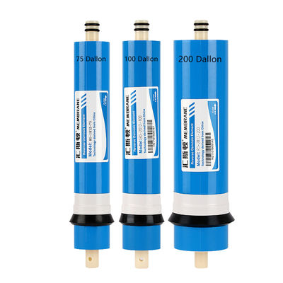 Σύστημα RO οικιακής χρήσης υψηλής ροής 1812-75G RO μεμβράνη κατασκευασμένη για καθαρό καθαριστή νερού