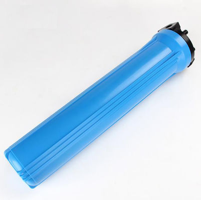 20" x 2,5" Μεγάλο μπλε σύστημα διήθησης τριών σπιτιών για διήθηση νερού υψηλής χωρητικότητας