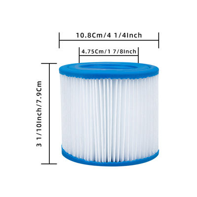 NSF πιστοποιημένο Intex 29001E S1 Easy Set Pool Spa Filter Cartridge και προσαρμοσμένο μέγεθος
