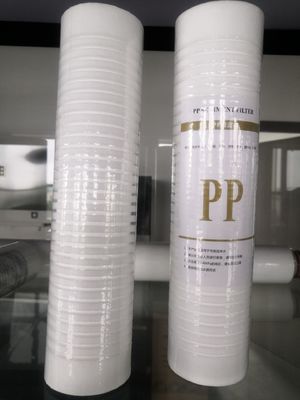 10 ιντσών * 2,5 ιντσών PP στοιχείο φίλτρου ιζημάτων για οικιακό εξοπλισμό καθαρισμού νερού