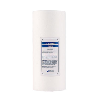 Ελαφρύ PP Spun Jumbo 10 ιντσών 5 Μικρών Melt Blown Filter Cartridge για Κράτηση Οίκου