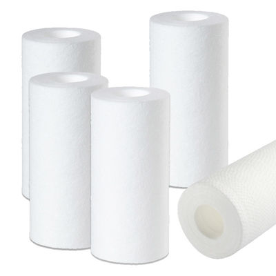 10 ίντσες 20 ίντσες 30 ίντσες 40 ίντσες 5 μικρών PP Melt Blown Filter Cartridge Cylinder Type