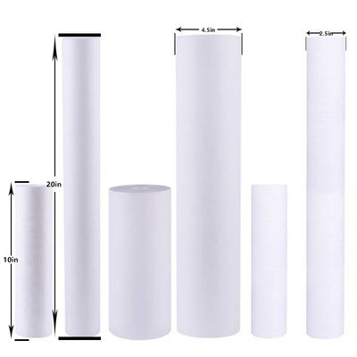 2022 PP Melt Blown Filter Cartridge για οικιακή προφίλτραση 30 ίντσες 40 ίντσες 1 μικρόν