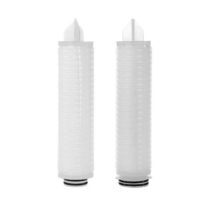 10 ιντσών 0,22 μμ PP PTFE Pes Νάιλον Πλεϊσμένο Μικρομεμβρανικό Φίλτρο Καρτόζ για Σύστημα RO
