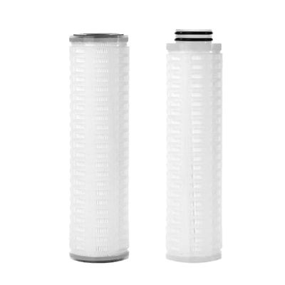 20 ιντσών πολυπροπυλένιο PES Micron Pleated Filter Cartridge για διήθηση νερού / ποτών