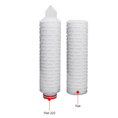 20 ιντσών πολυπροπυλένιο PES Micron Pleated Filter Cartridge για διήθηση νερού / ποτών