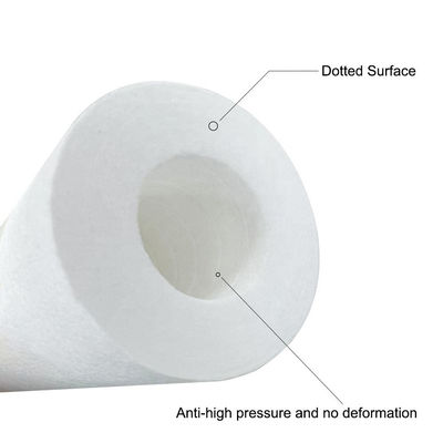 10 ιντσών Pp Βαμβάκι Melt Blown Filter Cartridge 25*6,2cm Μέγεθος για σύστημα αντίστροφης όσμωσης