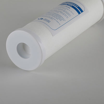 10 ιντσών Pp Βαμβάκι Melt Blown Filter Cartridge 25*6,2cm Μέγεθος για σύστημα αντίστροφης όσμωσης