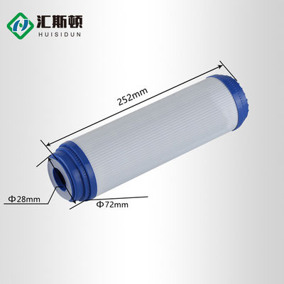 10 ιντσών UDF Activated Carbon Filter Cartridge Αντικατάσταση για οικιακό φίλτρο νερού