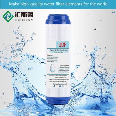 10 20 ιντσών GAC Udf Activated Carbon Block Filter Cartridge για την αντικατάσταση συστήματος RO