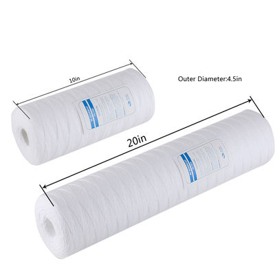 Βίντεο Εξαγωγική επιθεώρηση παρέχεται Jumbo 10 20 ιντσών PP String πληγή φίλτρο φυσίγγιο