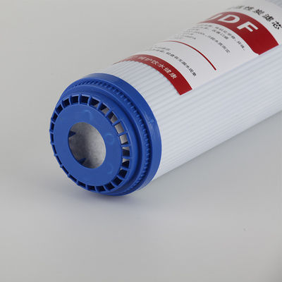 10 ιντσών 20 ιντσών 3 σταδίων UDF Granule Activated Carbon Filter Element για σύστημα αντίστροφης όσμωσης
