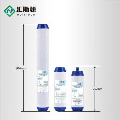 20 ιντσών UDF/GAC Granular Activated Carbon Water Filter Cartridge για οικιακή προφίλτρωση