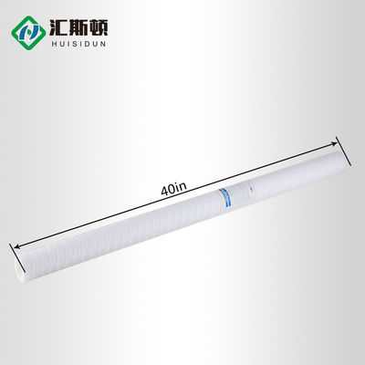 Συστατικά πυρήνα PE 10 ιντσών 1 μικρών Spun Yarn String Wound Water Filter Cartridge για αντικατάσταση