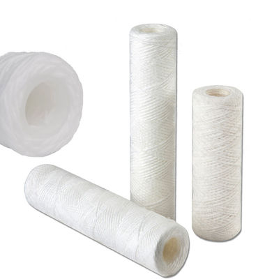10 ιντσών 5 μικρών PP String Wound Filter Cartridge για προ- φιλτράρισμα πόσιμου νερού