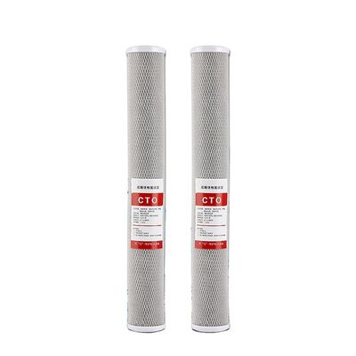 20in*2.5 CTO Cartridge Filter με ενεργοποιημένο άνθρακα για οικιακό σύστημα φίλτρωσης νερού