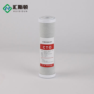 252mm 70mm CTO συμπιεσμένο συντρίμμισμα ενεργοποιημένο άνθρακα φίλτρο νερού φυσίγγιο για φίλτρο