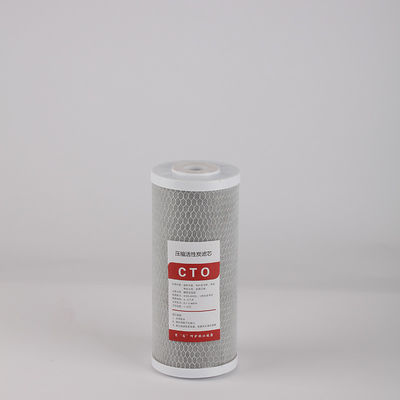 Ενεργοποιημένο GAC Carbon Bock Filter Cartridge 5micron 10inch 20inch Δύναμη W 10W