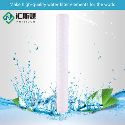 20 ιντσών PP String Wound Filter Cartridge για βιομηχανικό φίλτρο ιξώδους υγρού σιρόπι