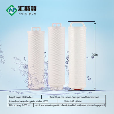 40 ιντσών 5 μm High Flow Pleated Filter Element για 3M Parker PP Style Ηλεκτρική ροή