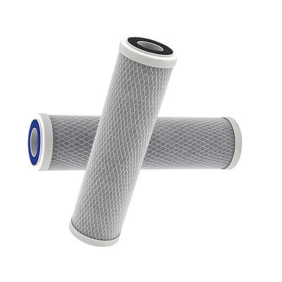 Περιβαλλοντικώς φιλικό 10 ιντσών Sinter CTO Filter Tube Αντικατάσταση Carbon Filter Cartridge για Refillable Water Filter