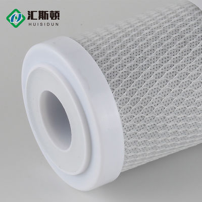 Περιβαλλοντικώς φιλικό 10 ιντσών Sinter CTO Filter Tube Αντικατάσταση Carbon Filter Cartridge για Refillable Water Filter