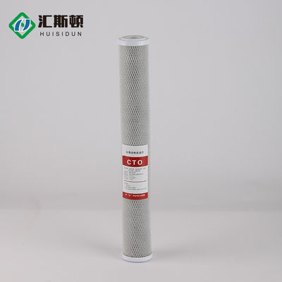 Οικιακό φίλτρο καθαρισμού νερού 20 ιντσών CTO Coconut Shell Activated Carbon Cartridge