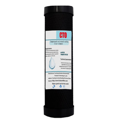 10 μικρών 10 20 ιντσών CTO Carbon Block Filter Cartridge για σύστημα διήθησης νερού