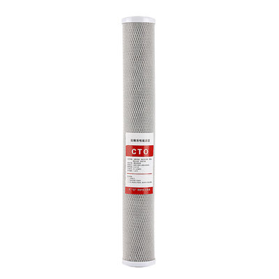 Ιδιωτικό καλούπι 20 ιντσών CTO Block Carbon Water Filter Cartridge για προ-φιλτράρισμα νερού