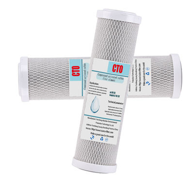 Οικιακή προ- φιλτράρισμα 10 ιντσών CTO Carbon Filter Cartridge για φιλτράρισμα νερού