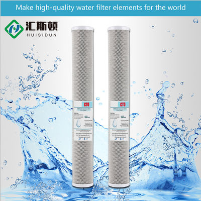 20 ιντσών Cto Carbon Block Filter Cartridge για διήθηση νερού και εξάλειψη οσμών