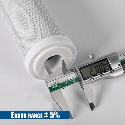 Ηλεκτρική πηγή ενέργειας 10 * 2,5 ιντσών CTO Κοκκότο άνθρακα ενεργοποιημένο άνθρακα μπλοκ φίλτρο νερού