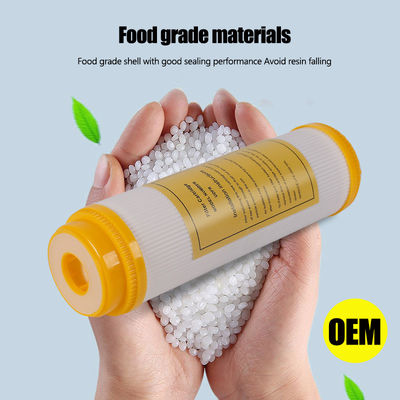 Οικιακή επεξεργασία νερού 10 ιντσών Resin Filter Cartridge για πλήρη οικιακή αντίστροφη όσμωση