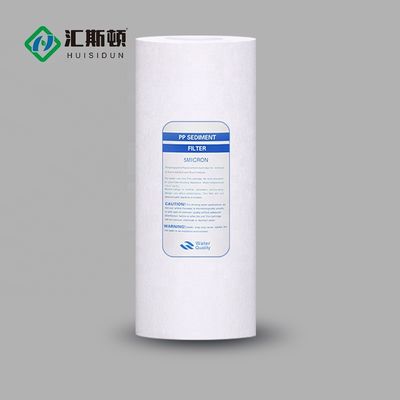 10 ιντσών 5 μικρών PP Jumbo Sediment Melt Blown Cartridge για αποτελεσματική διήθηση νερού