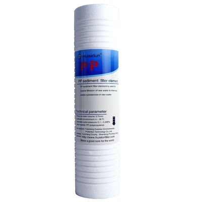 20 ιντσών 30 ιντσών 40 ιντσών PP Melt Blown Filter Cartridge για επεξεργασία νερού